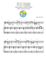 Téléchargez l'arrangement de la partition de comptine-petit-pierre en PDF pour Chant et piano